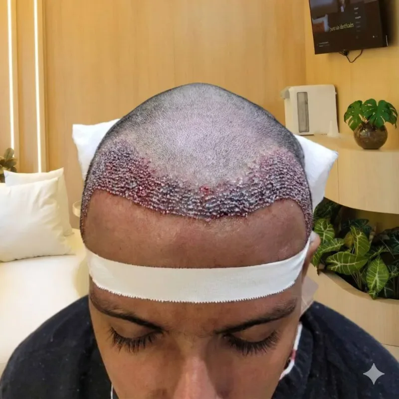 Avaliação para transplante capilar no Instituto Venanzi, Campo Mourão