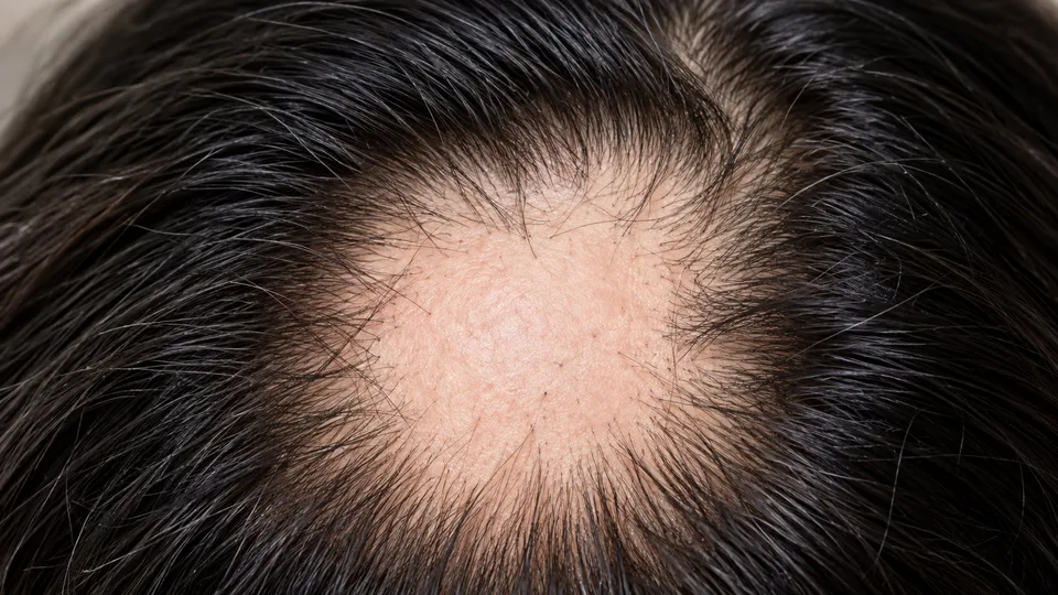 Imagem ilustrativa de alopecia areata